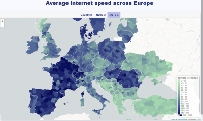 Internet Speed In Europe European Data Journalism Network EDJNet