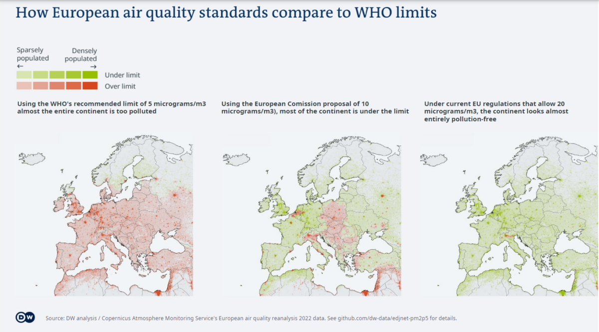 No clean air in sight: Europe's worst-affected cities - European Data ...